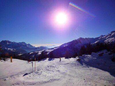 Free stock photo of mountain, ski, sky photo
