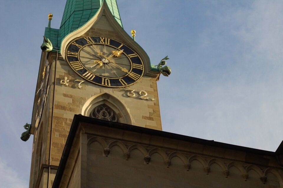 Free stock photo of church, city, fraumunster
