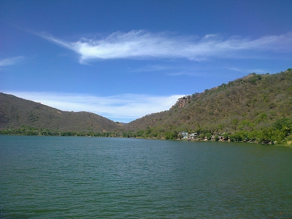 Clouds lake mexico photo