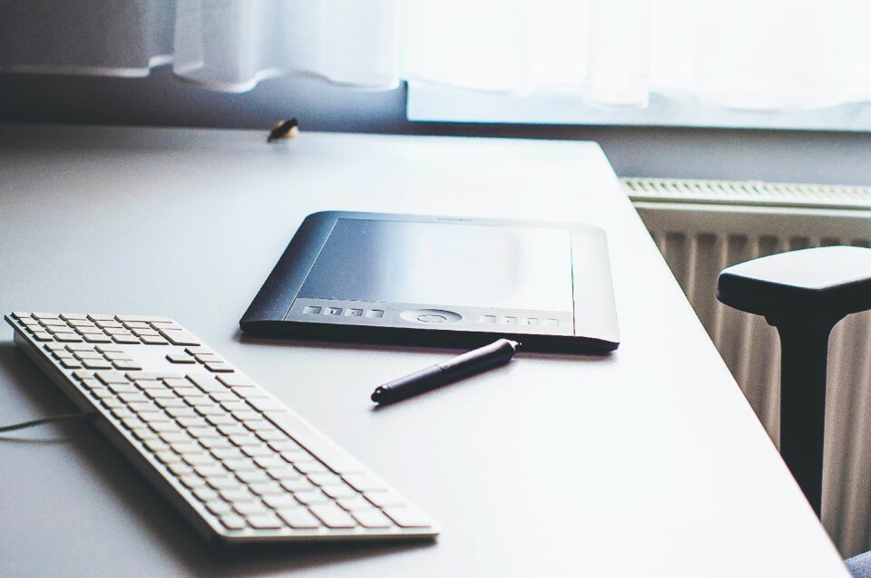 Free stock photo of wacom, work