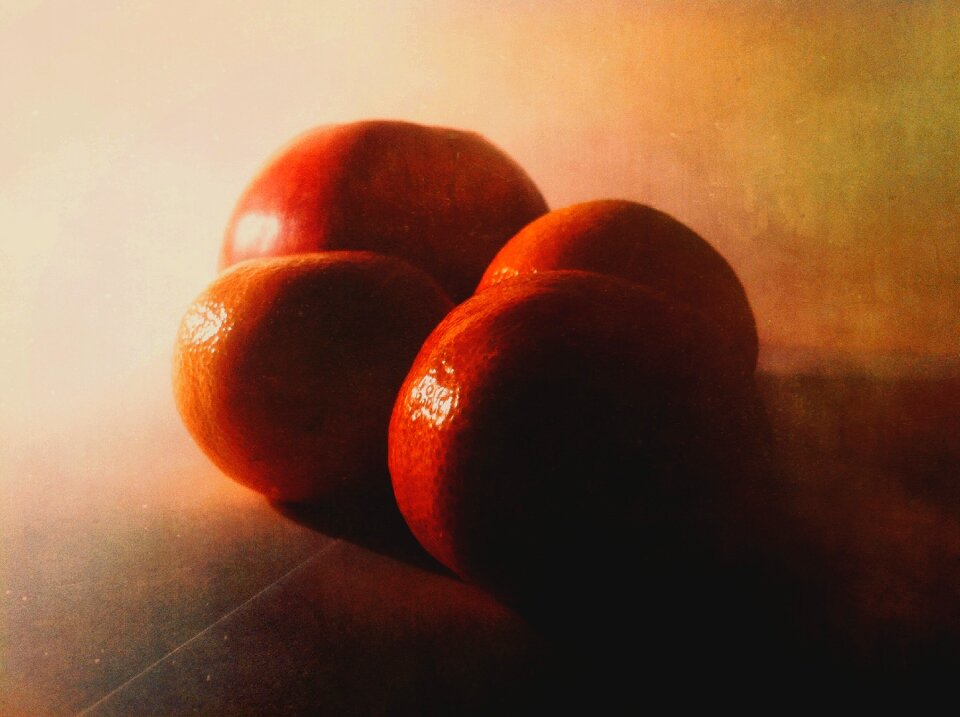 Free stock photo of apple, light, mandarines