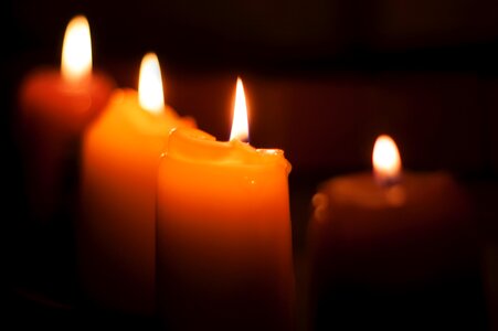 Free stock photo of blackout, candles, dark