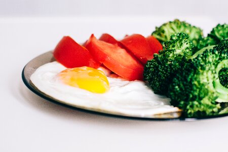 Free stock photo of egg, food, green photo