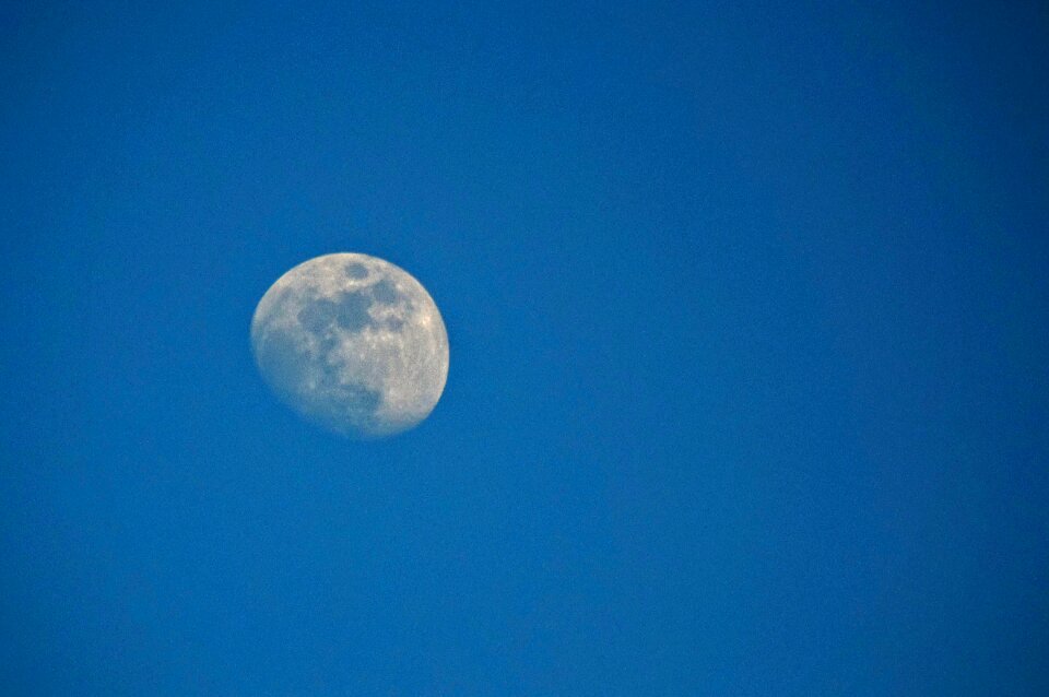 Free stock photo of blue, moon, sky