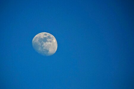 Free stock photo of blue, moon, sky photo