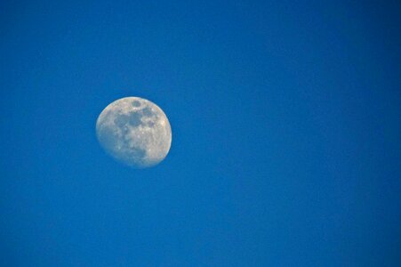 Free stock photo of blue, moon, sky