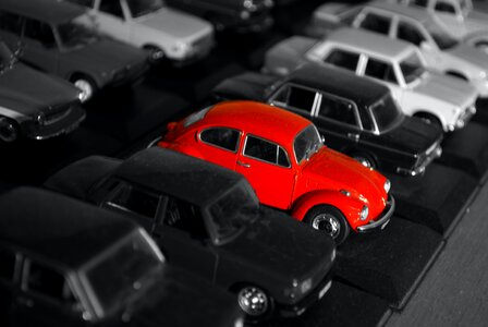 Red Beetle Car Toy photo