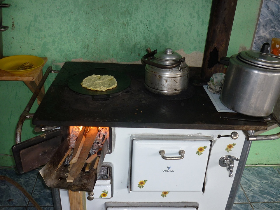 Kitchen oven interior photo