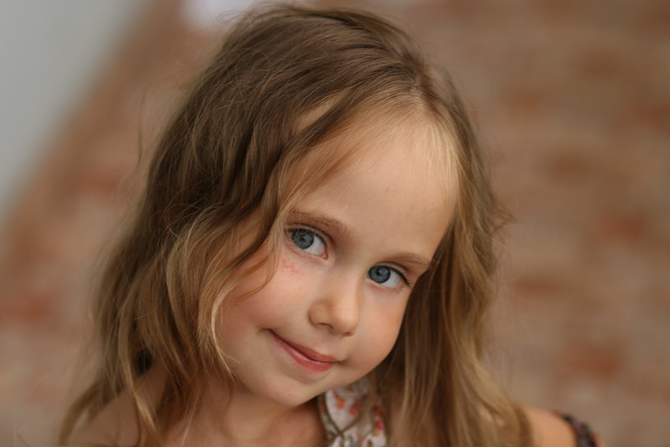 Portrait beautiful posing