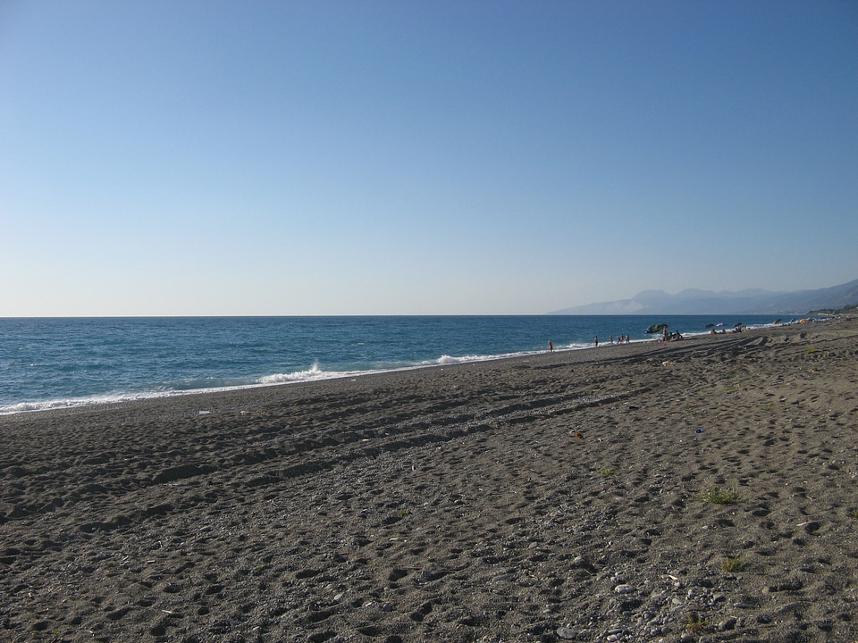 Sea landscape sun