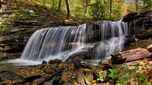Water Falls in Time Lapse Photography photo