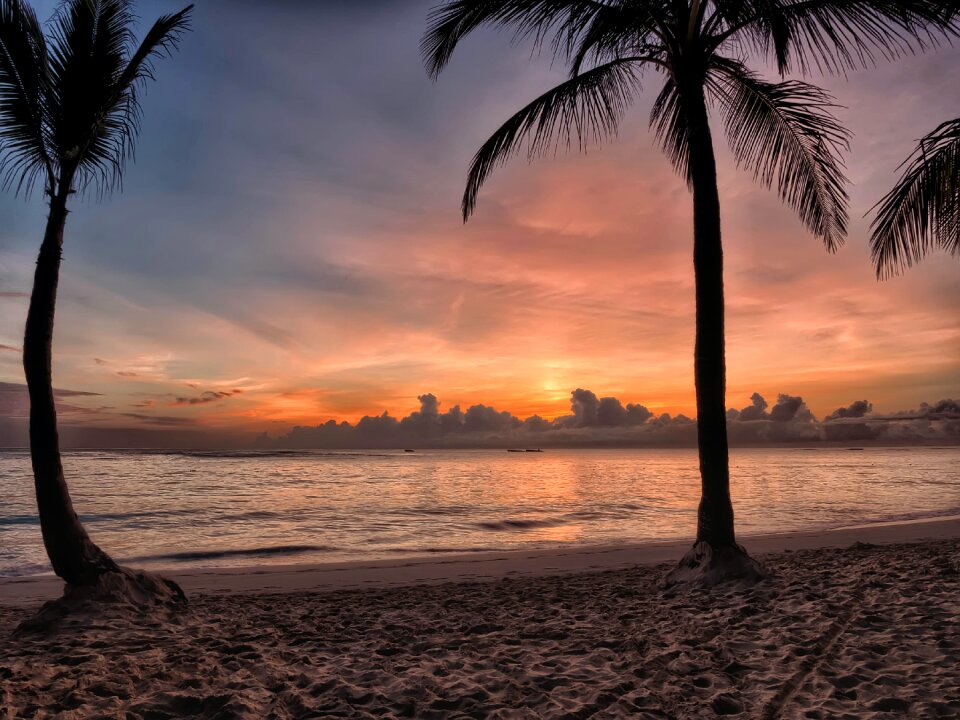 Sunset on Sea Shore photo