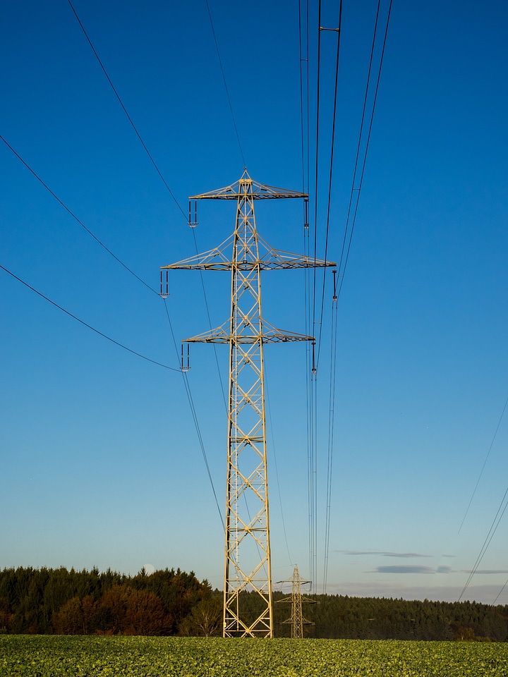 Energy power line electricity