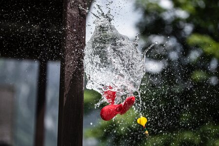 Time Laps Photography of Water Throw