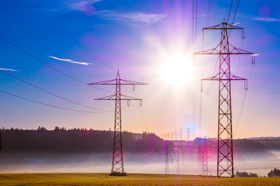 High voltage sunrise clouds