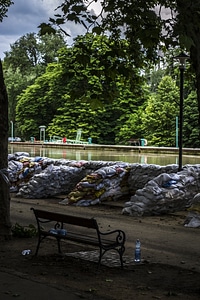 Flood part river photo