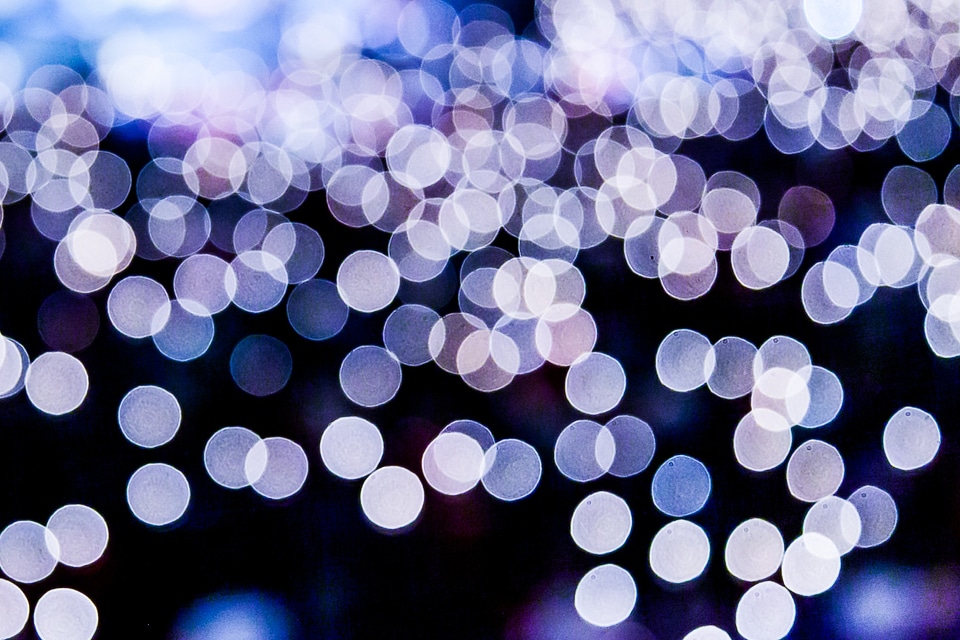 Bokeh light bright