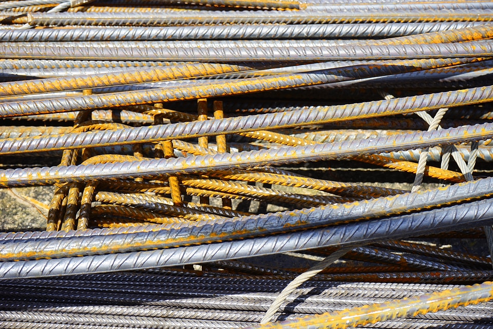 Rusty building material site