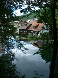 Blaubeuren truss waterwheel
