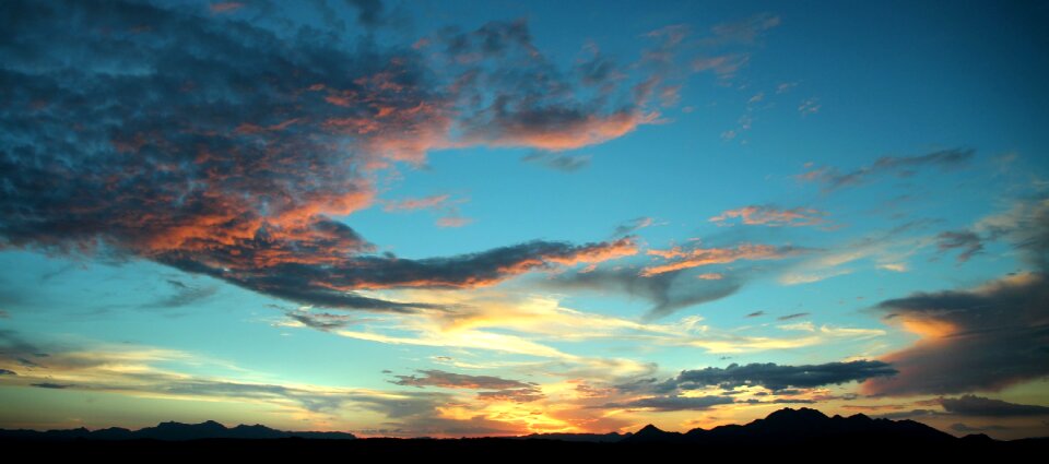 Clear Partly Cloudy Sky photo