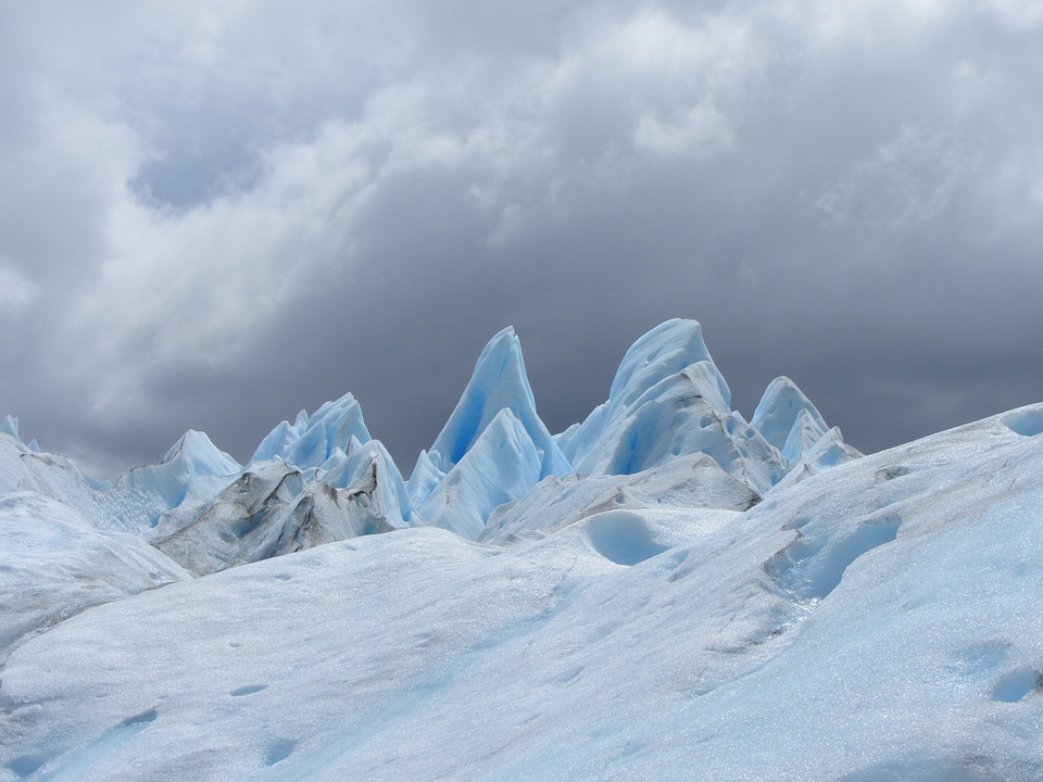 Landscape mountain snow