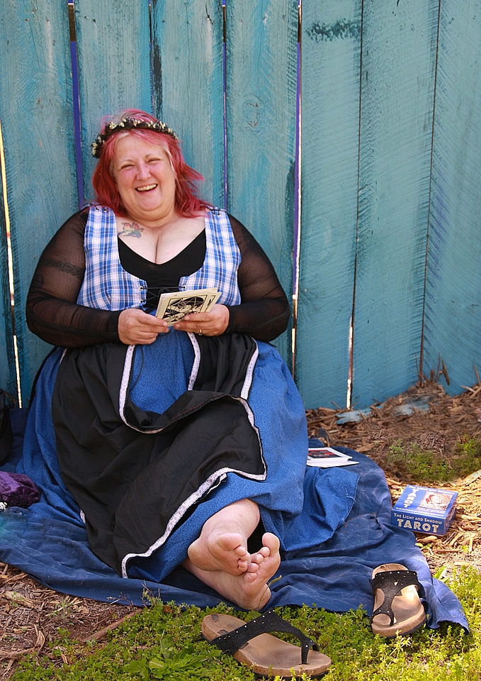 Big lady happy woman