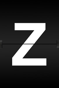 Journal font airport scoreboard