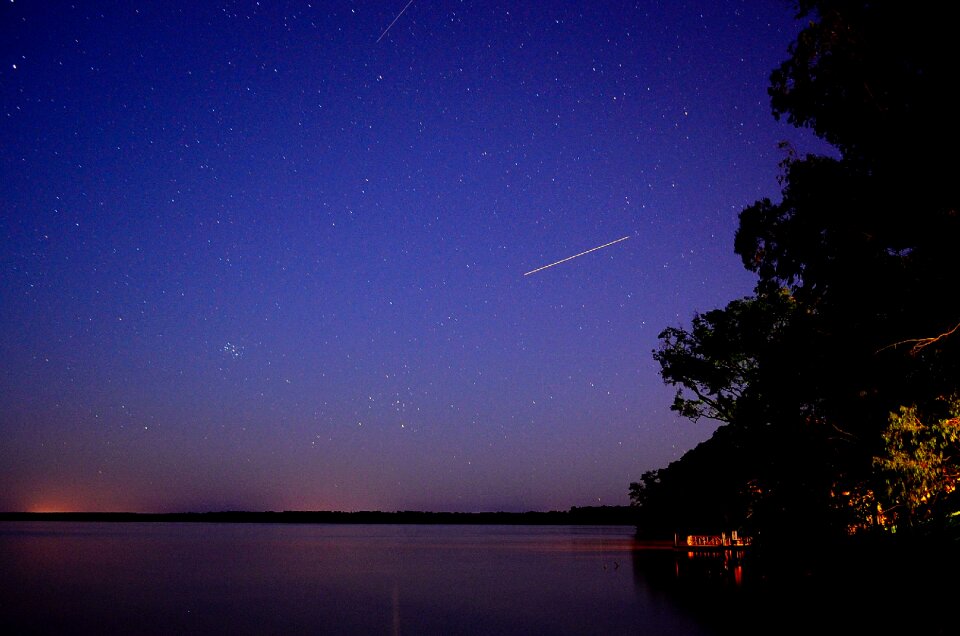 Falling Star Time Lapse during Night photo