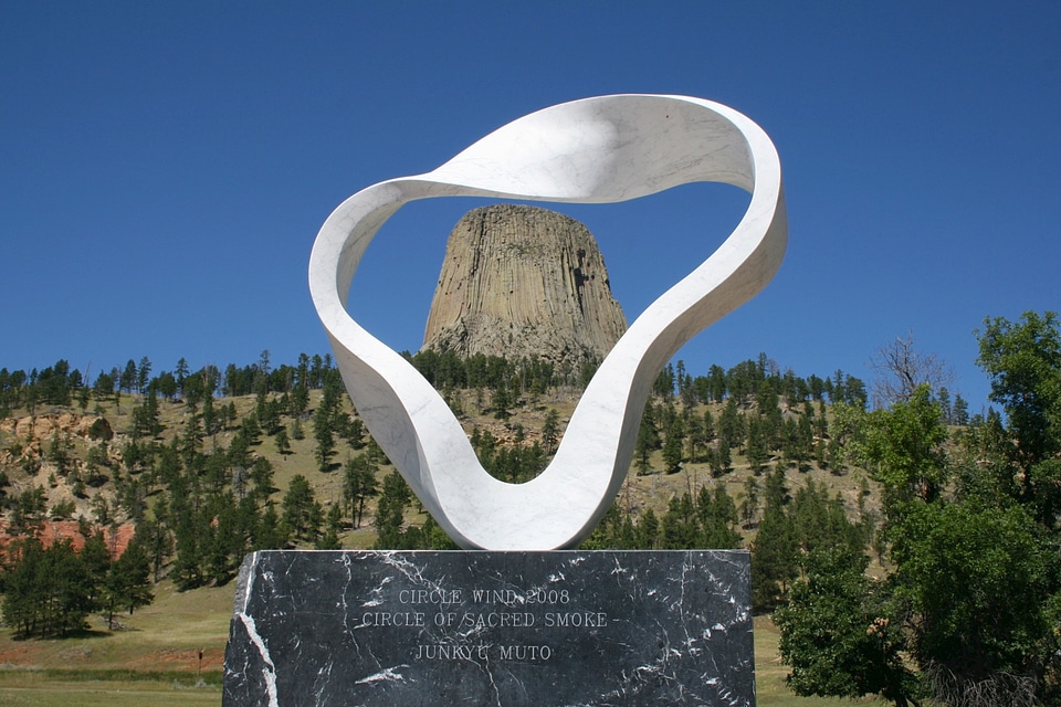 Devil's tower national monument rock formation nature