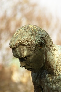 Paris bust statue