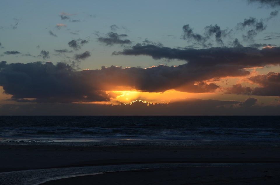 Ocean beach sun