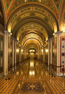 Interior columns decor photo