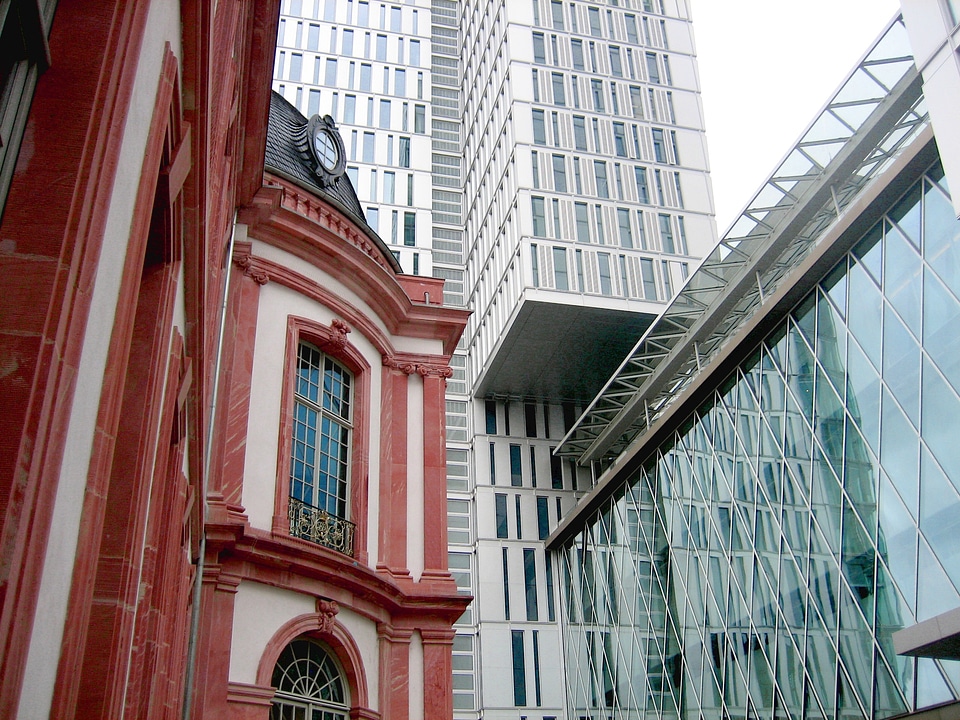 Frankfurt modern skyscraper