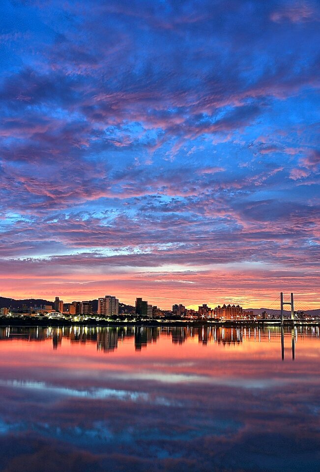Landscape Photography of a City during Sunset