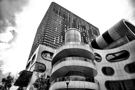 Architectural Grayscale Photography of Building photo