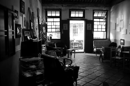 Grayscale Photography of Inside the Room photo