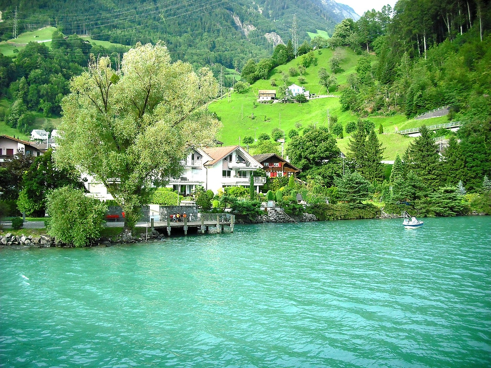 Landscape scenery town