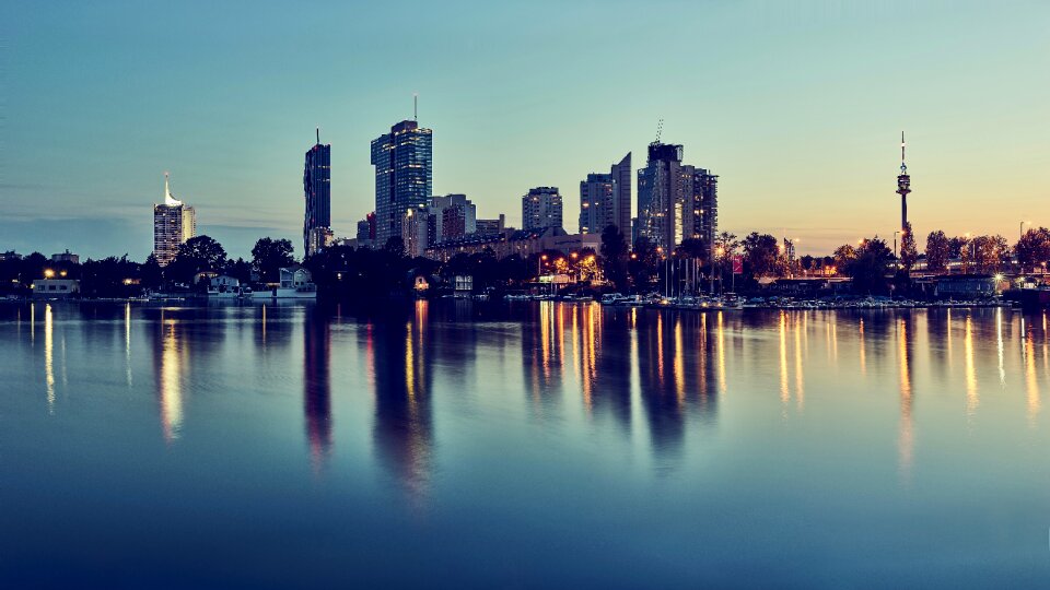 Landscape Photography of High Rise Building during Sunset photo