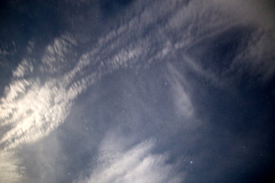 Free stock photo of clouds, nature, night
