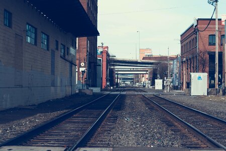 Gray Metal Railroad photo