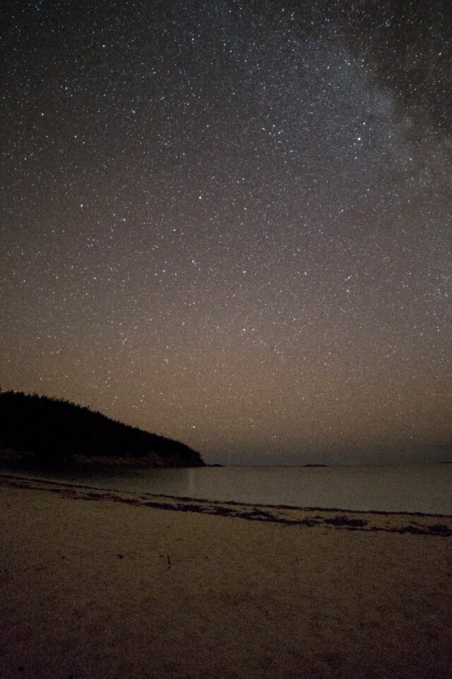 Free stock photo of beach, landscape, milky way
