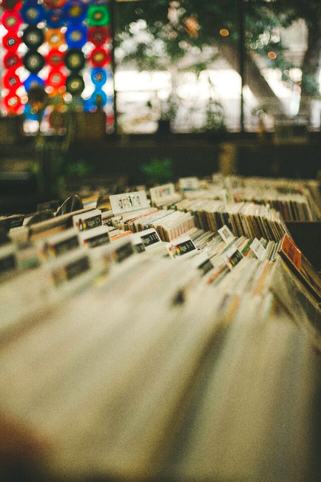 Books in Shallow Photo