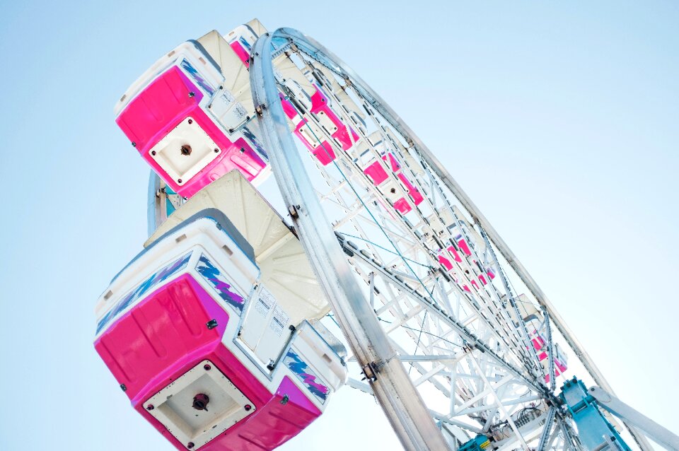 Ferris Wheel Against Clear Sky