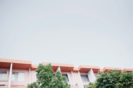 Low Angle View of Building Against Sky photo