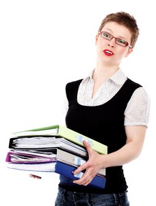 Free stock photo of business woman, busy, clerk
