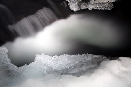 Free stock photo of ice, nature, stream photo