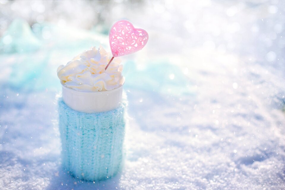 Close Up of Frappe Drink photo