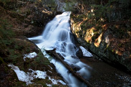 Time-lapse Photo of Waterfalls photo
