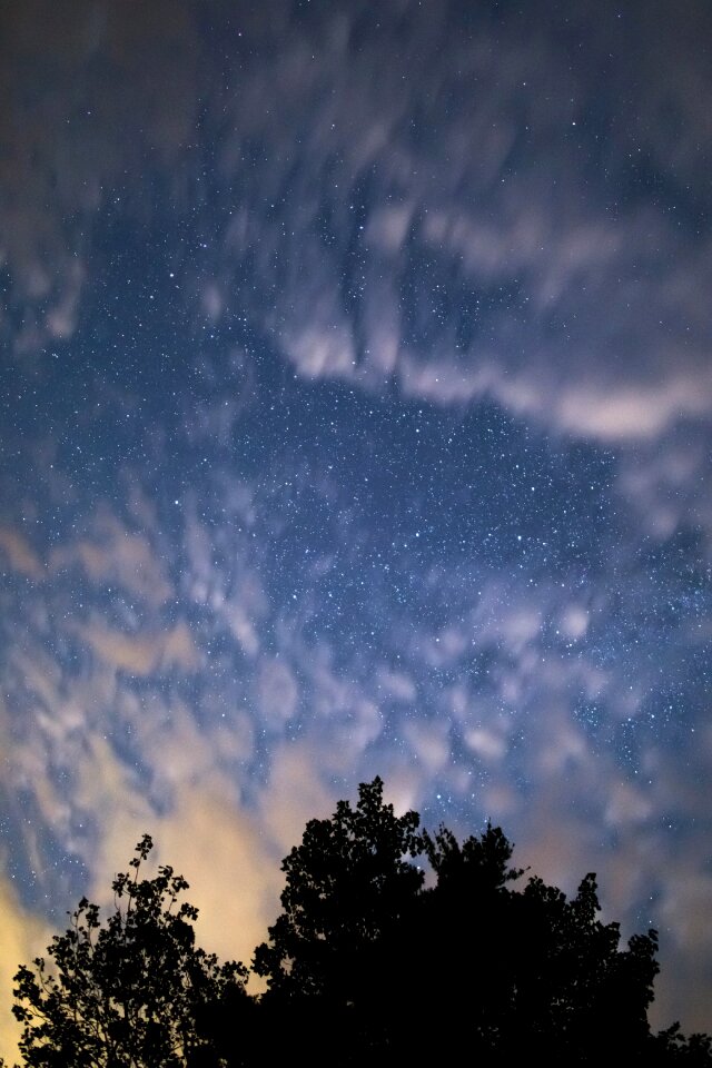 Free stock photo of clouds, nature, night