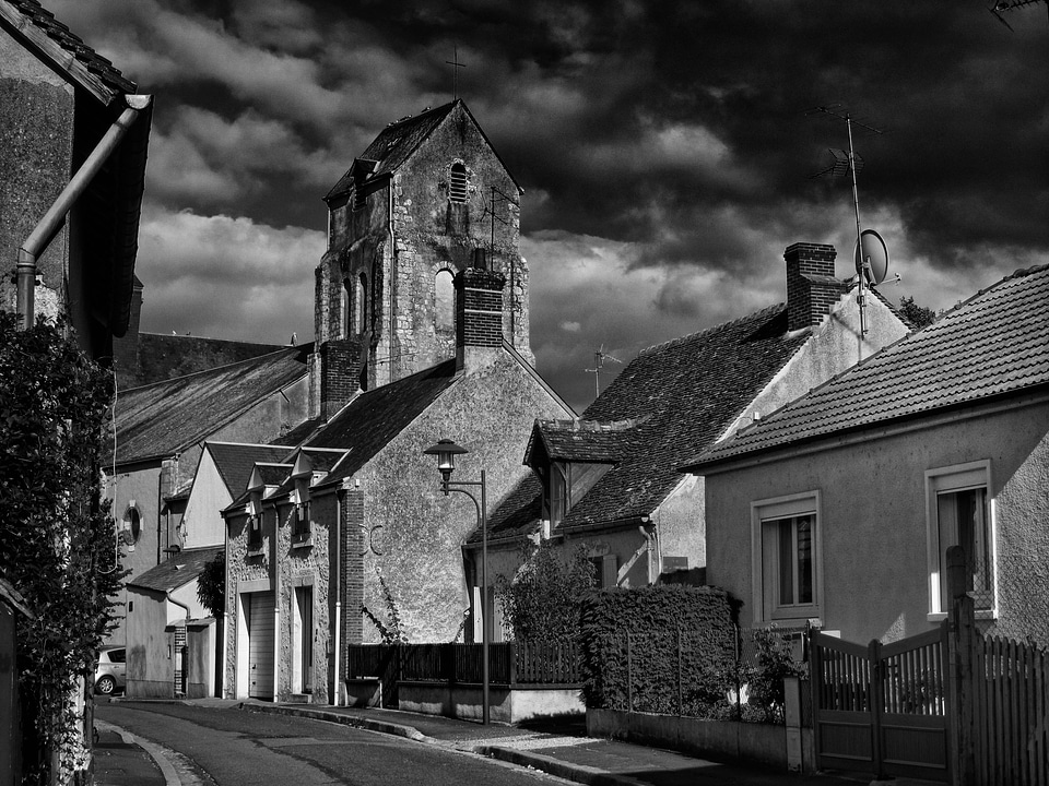 Buildings houses church